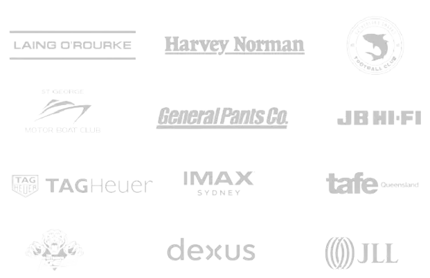 Trusted Australian brands using Octopus LED screens including IMAX and Harvey Norman